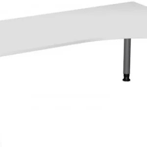 Bureau PC geramöbel droit réglable en hauteur 1800x1000x680-820 gris évident/argent N-657305-LS magasiner à bas prix