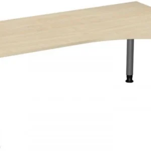 Bureau PC geramöbel droit réglable en hauteur 1800x1000x680-820 érable/argent N-657305-AS acquérir à bas prix