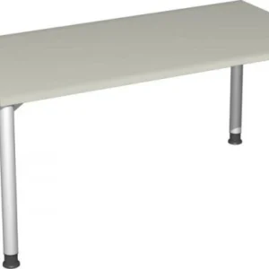 Bureau geramöbel réglable en hauteur 1600x800x680-800 gris évident/argent S-555103-LS se fournir à bas prix