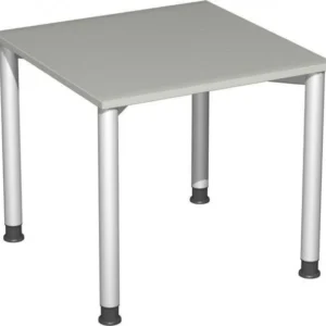 Bureau geramöbel réglable en hauteur 800x800x680-800 gris évident/argent S-555101-LS prendre à bas prix