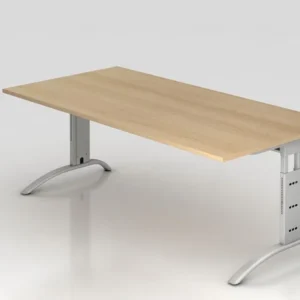 Bureau Hammerbacher pied C 200x100cm chêne hauteur de travail 65 - 85 cm VFS2E/E/S prendre à bas prix