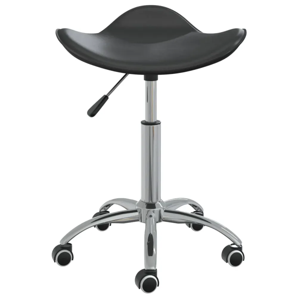 Chaise fauteuil siège de bureau informatique étude similicuir noir 02_0024039