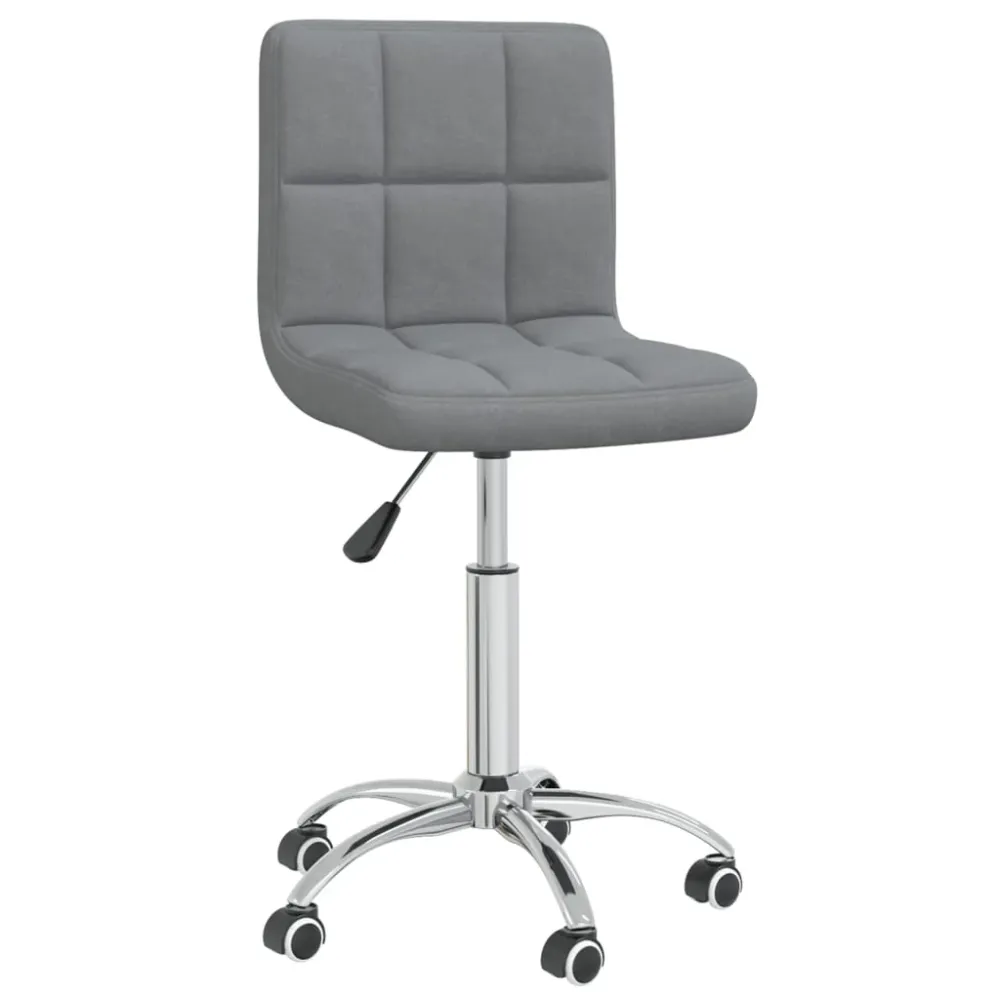 Chaise fauteuil siège pivotante de bureau informatique étude manifeste tissu gris 02_0024109