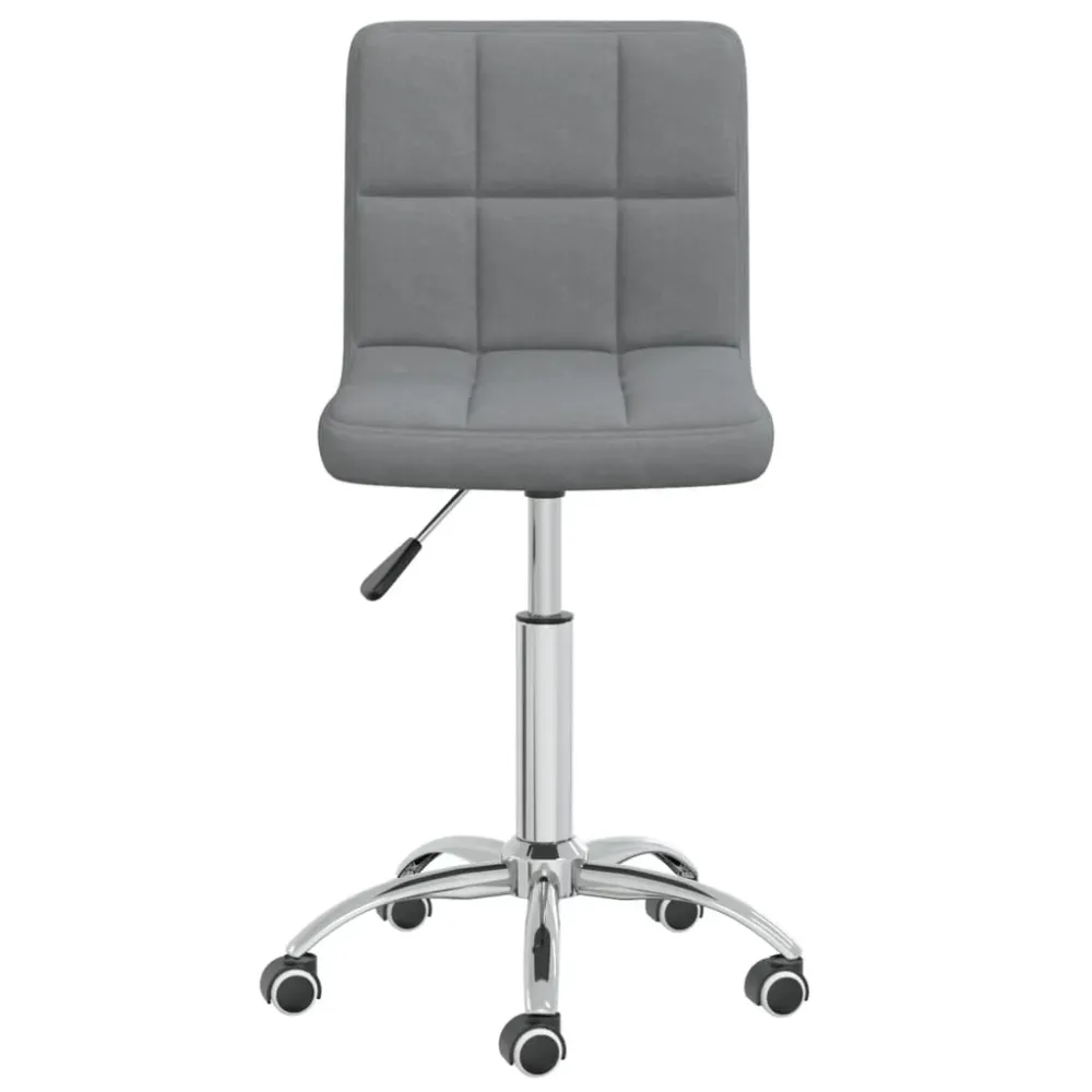 Chaise fauteuil siège pivotante de bureau informatique étude net tissu gris 02_0024109