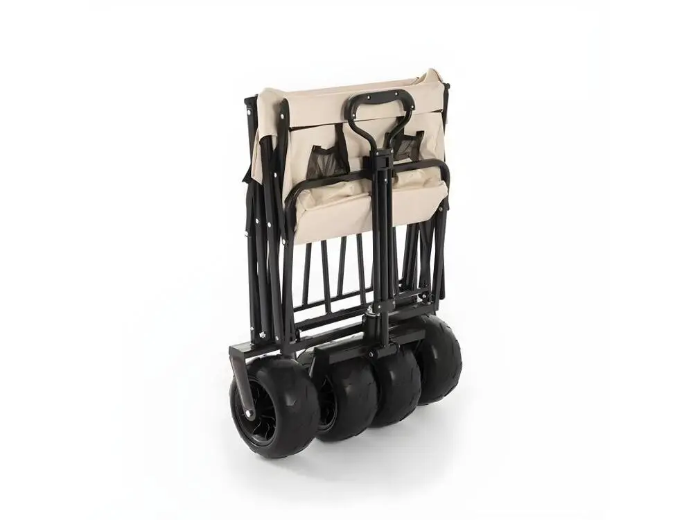 Chariot pliant jardin camping plage capacité 100kg FLORA