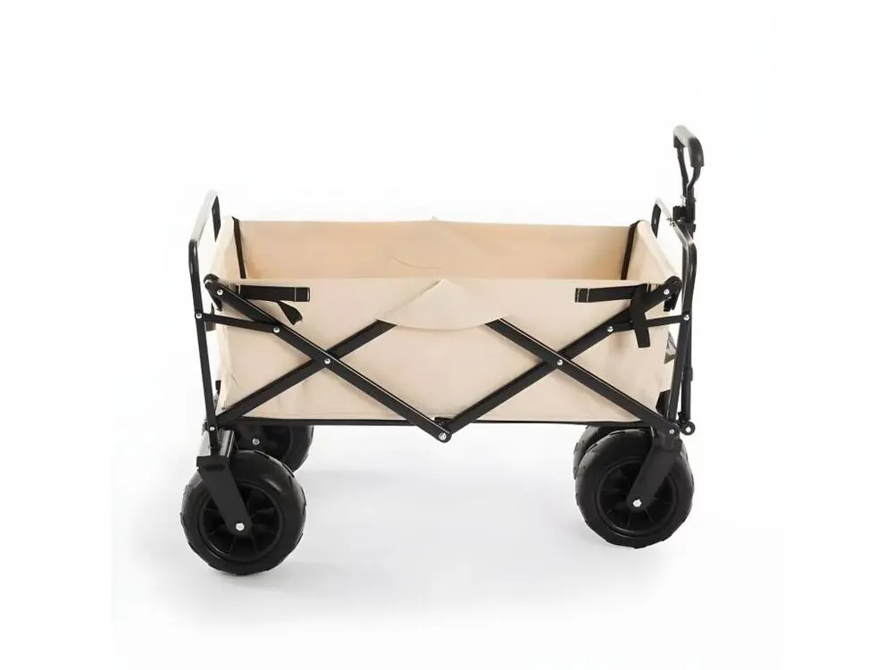 Chariot pliant jardin camping plage capacité 100kg FLORA