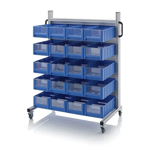 Chariot réseau Auer pour caisses d'étagères 20 x RK 5214 (50 x 234 x 14 cm) SR.L.5214 se procurer à bas prix