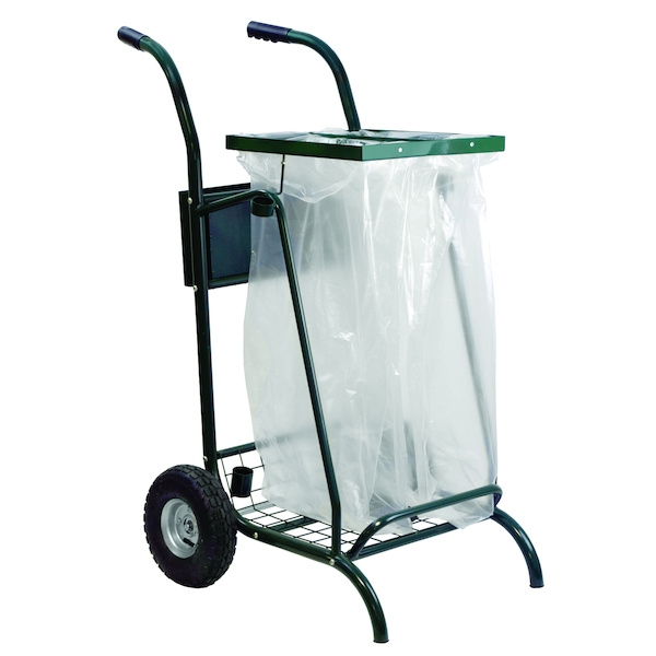 Chariot de voirie 2 flux MOBISAC - 2 x 110 L - vert mousse RAL 6005 - SN ROSSIGNOL