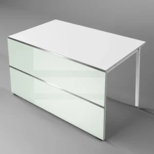 Elément de table Kerkmann avec 2 côtés droits du plan de travail Atlantis L 1350 x P 825 x H 750 mm blanc 22339482 magasin...