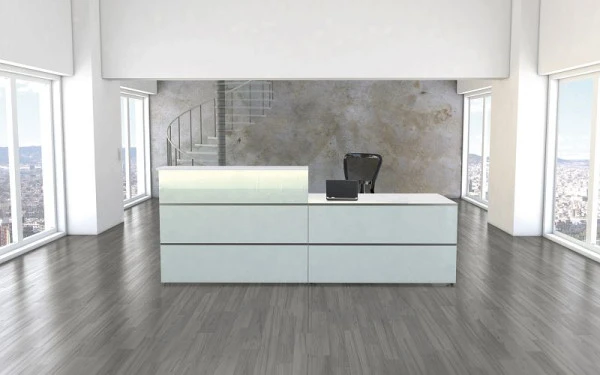 Elément de table Kerkmann avec 2 côtés droits du plan de travail Atlantis L 1350 x P 825 x H 750 mm blanc 22339482 magasin...