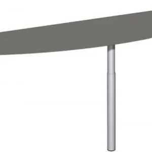 table d'appoint geramöbel avec pied d'appui matériel de liaison inclus réglable en hauteur 2000x500x680-...