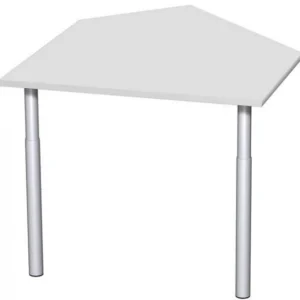 table d'extension de données geramöbel gauche avec pieds de support matériel de liaison inclus réglable en hauteu...
