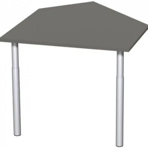 table d'extension de données geramöbel gauche avec pieds de support matériel de liaison inclus réglable en hauteu...