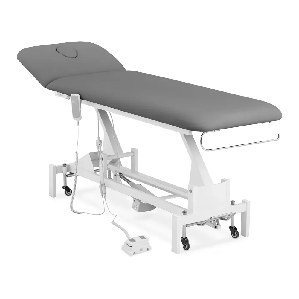 Table de massage - 1 moteur - 200 kg - gris blanc 14_0007758