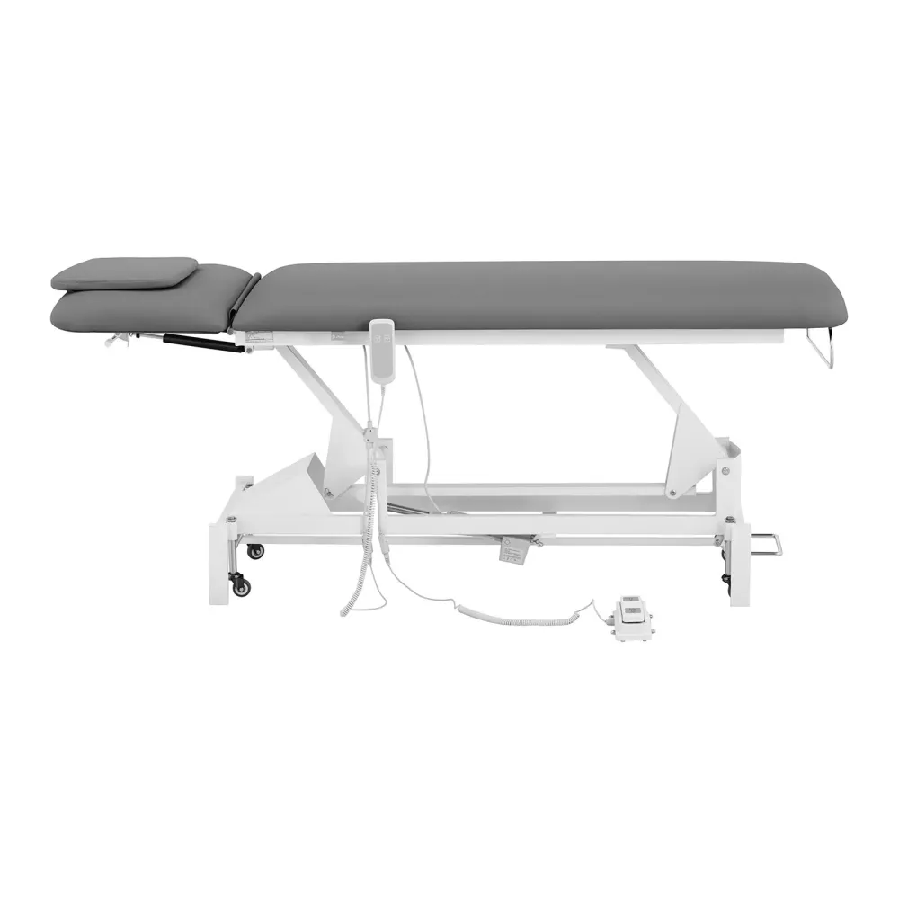 Table de massage - 1 moteur - 200 kg - gris blanc 14_0007758