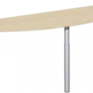 Table à rallonge geramöbel avec pied d'appui matériel de liaison inclus réglable en hauteur 1800x500x680-820 érab...