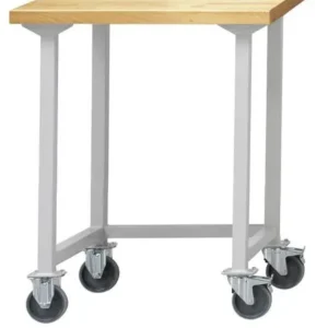 Table de travail ANKE; mobile; 800 x 800 mm; RAL 7035 acquérir à bas prix
