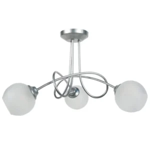 ACTUELLE B - Lustre divers bras métal aluminium