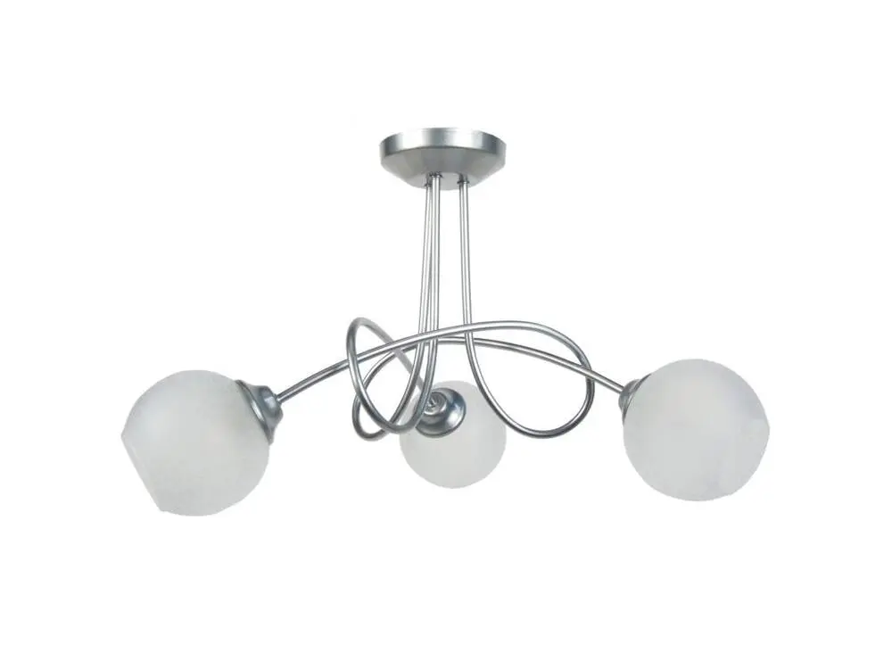 ACTUELLE B - Lustre divers bras métal aluminium