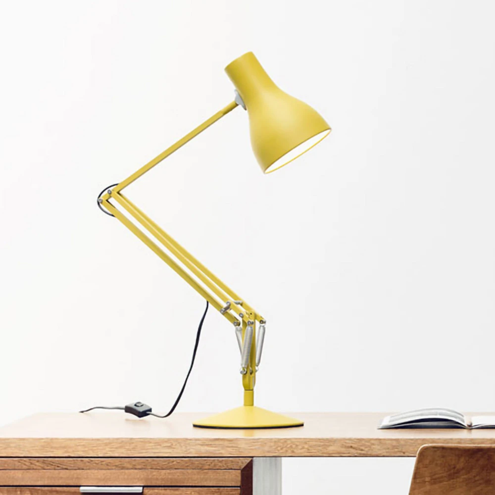 Anglepoise Type 75 lampe Margaret Howell jaune avec 5 Ans de Garantie