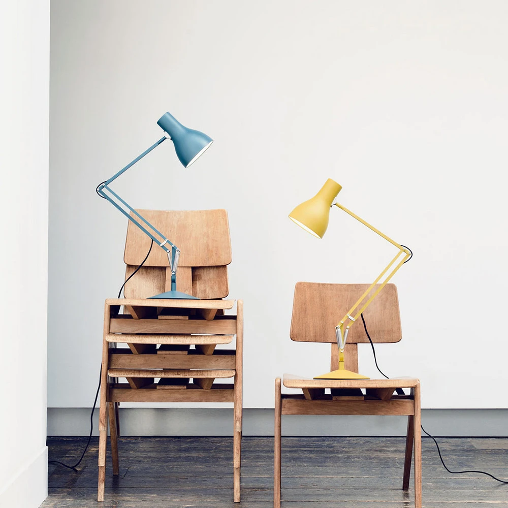 Anglepoise Type 75 lampe Margaret Howell jaune avec 5 Ans de Garantie