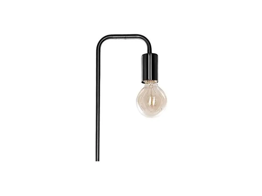 Bureau assis-debout Lampadaire Noir en Métal H 150 cm