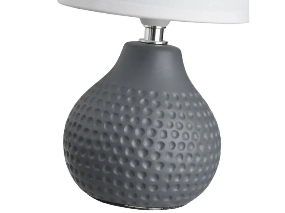 Bureau assis-debout Lampe en céramique 25 cm - gris obscur