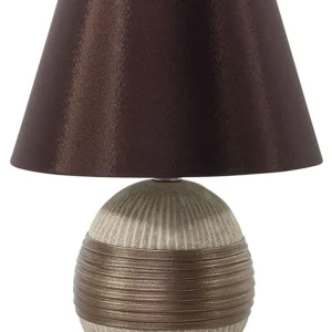 Bureau assis-debout Lampe à poser marron SADO