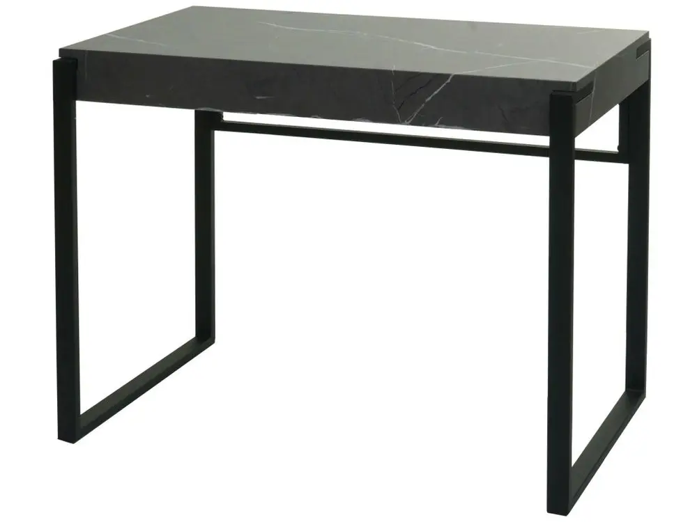 Bureau MCW-L53, aspect marbre gris pour Espace de Travail