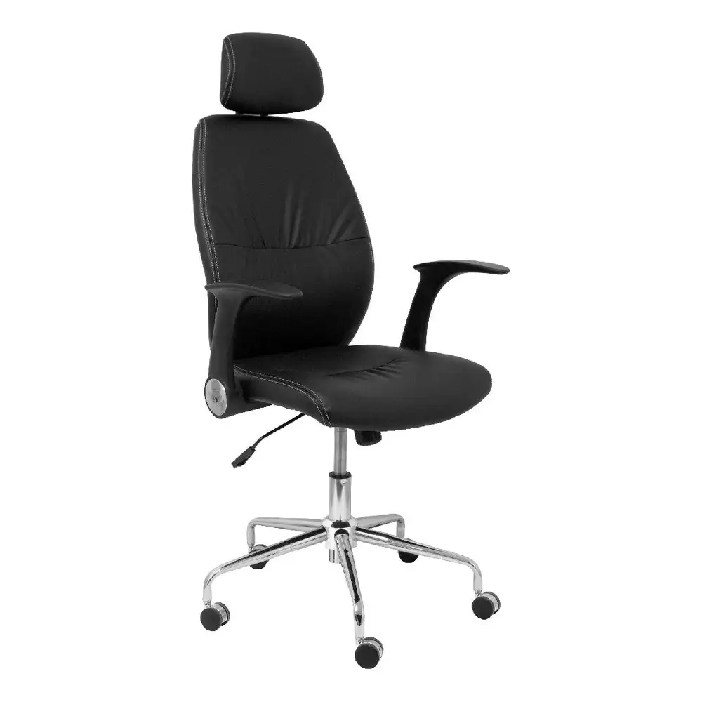 Chaise de Bureau P&C DBSPNEC Noir pour Espace Confiné