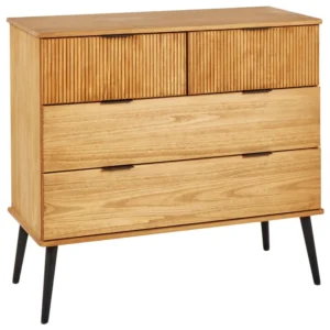 Commode lichthout TIMMINS - Hauteur réglable 70-120cm