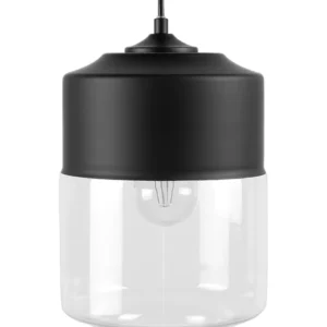En cristal Pendant Lamp Black JURUA Compatible avec les écrans 34"