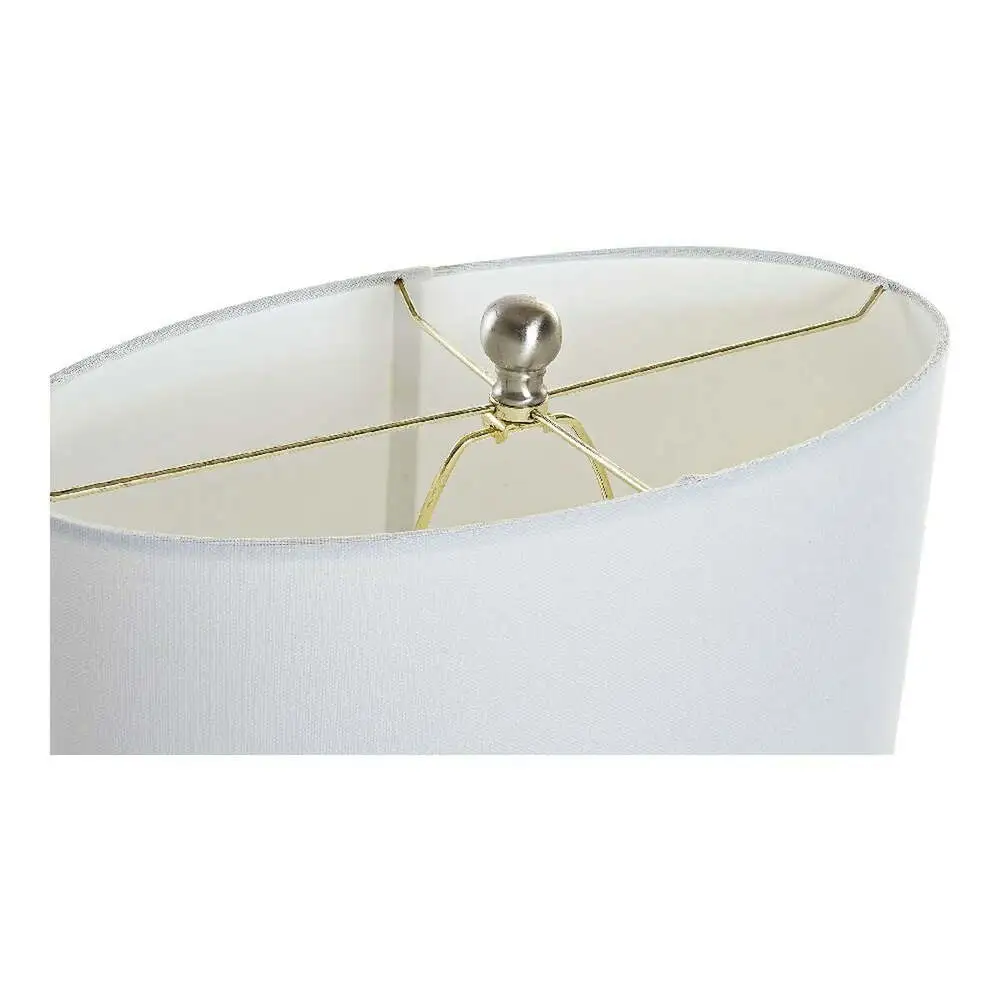 Design Contemporain Lampe de Bureau Boule Doré et Métal Argenté