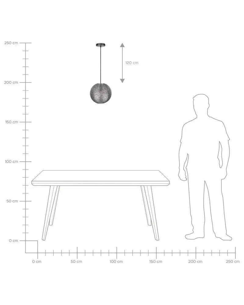 Design Contemporain Plafondlamp zilver SEINE