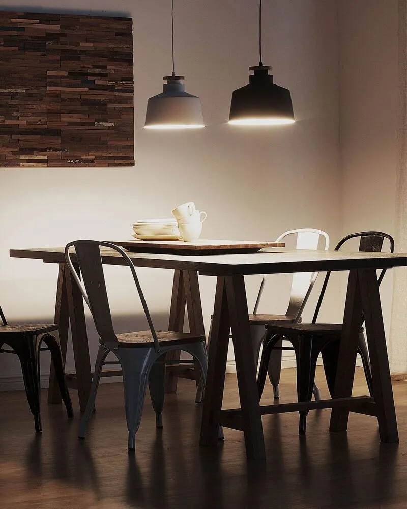 Fauteuil ergonomique à Hanglamp zwart DANUBE