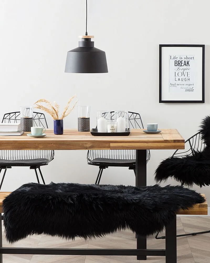 Fauteuil ergonomique à Hanglamp zwart DANUBE