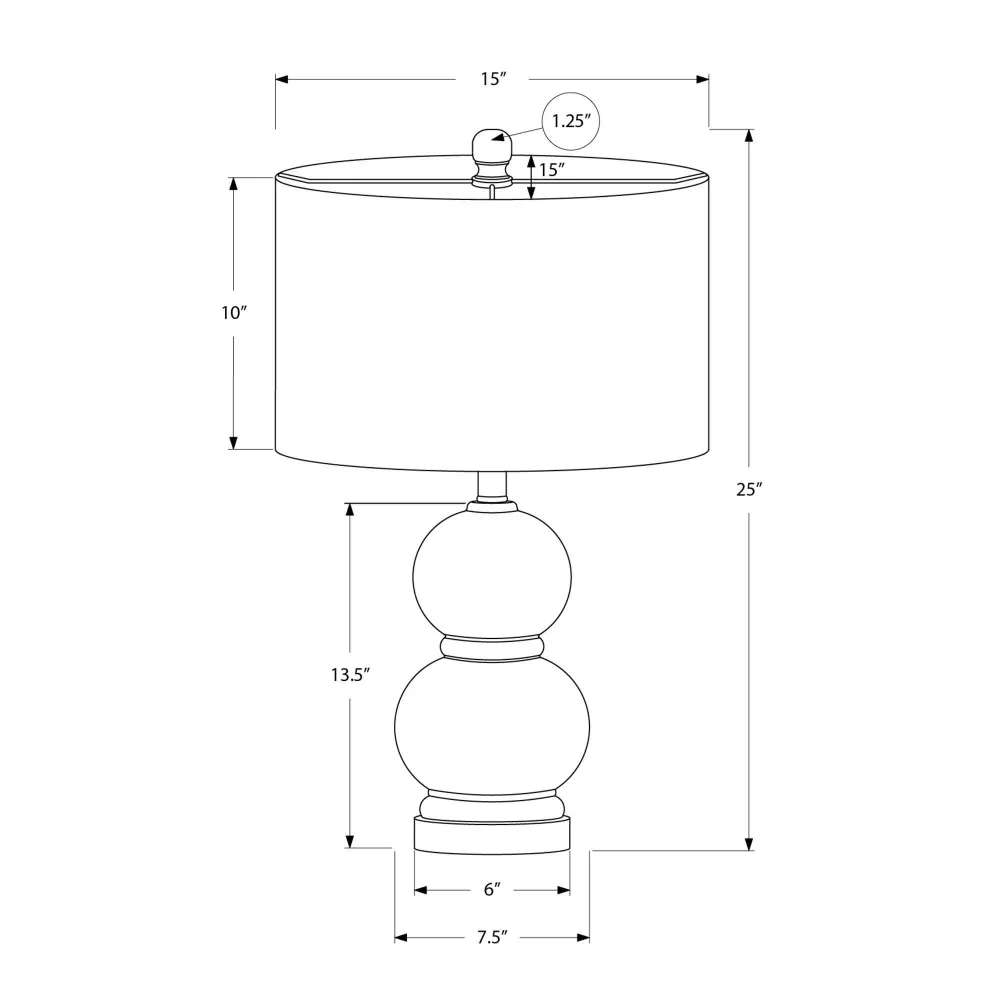 Fauteuil ergonomique à Monarch Lampe sur table I 9744