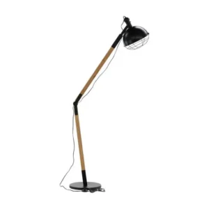 Haute Qualité de Bureau Lampadaire en bois et acier Kick