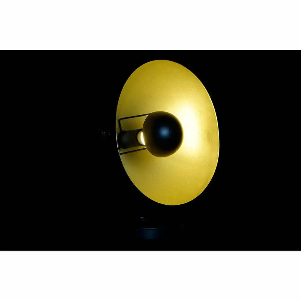 Lampe de bureau Loft Noir Doré Métal avec Réglage Lombaire