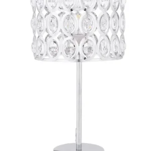 Lampe de chevet argenté TENNA en Chêne Massif