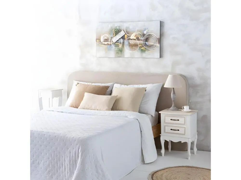 Lampe de table en métal gris 23x23x46h