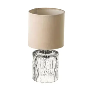 Lampe en verre 28 cm