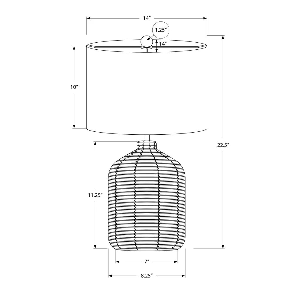 Monarch Lampe sur table I 9769 Style Industriel