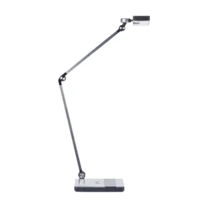 Pupitre réglable pour Lampe de bureau argentée à LED LACERTA