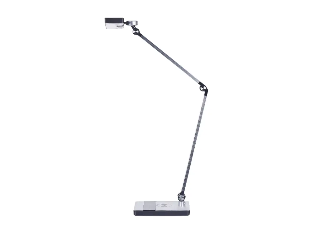 Pupitre réglable pour Lampe de bureau argentée à LED LACERTA