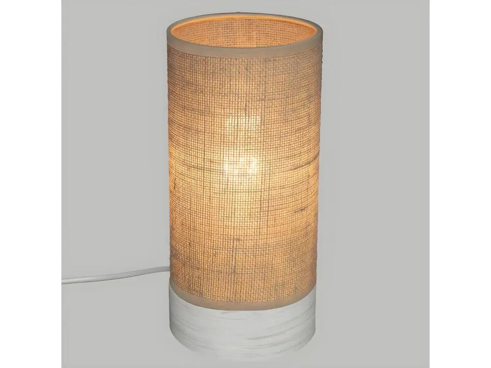 Pupitre réglable pour Lampe à poser en Bois et Lin H 27 cm