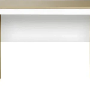 Série Ergonomique Bureau Chêne et Blanc 92 cm