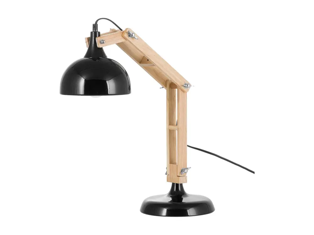 Série Ergonomique Lampe de bureau noir SALADO