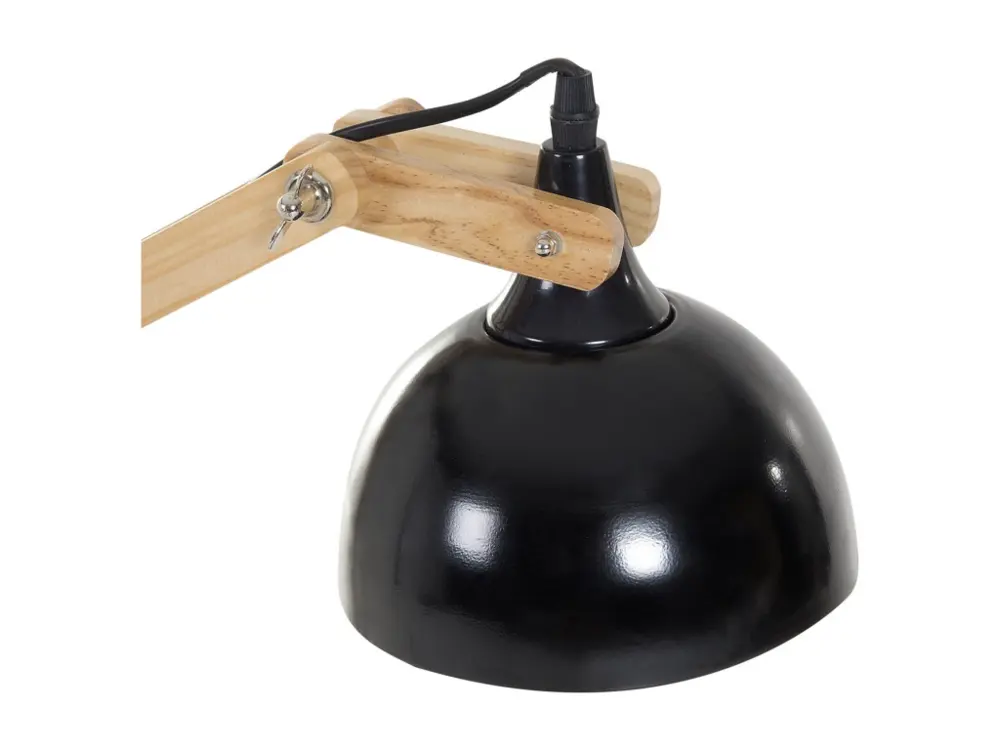 Série Ergonomique Lampe de bureau noir SALADO