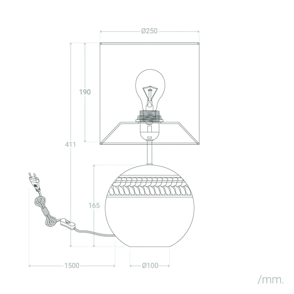 Série Ergonomique Lampe Mirano en métal avec éclairage LED pour bureau.